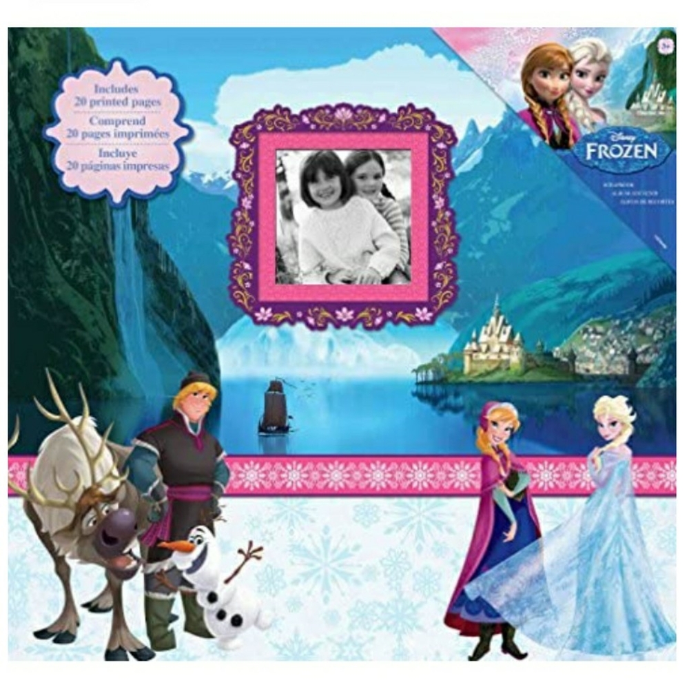 DISNEY Frozen Elsa Olaf Anna Character Scrapbook 20 Pages NWT